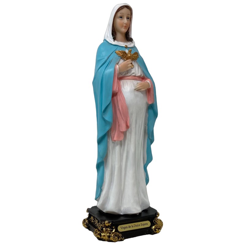 Virgen De La Dulce Espera 12" Religious Statue