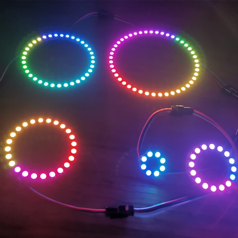 45 RGB LED Ring 45 X WS2812 5050 Full Colour