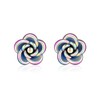 Onnzin Titanium Earrings,Hypoallergenic Rose Earrings for Sensitive Ears