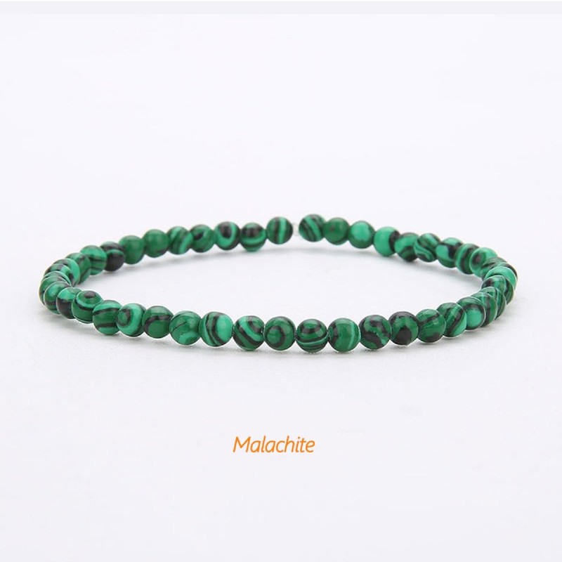 Handmade 4mm Tiny Beads Bracelet – Natural Healing Stone Beads
