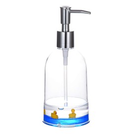 Locco Decor 5 Piece Acrylic Liquid 3D Floating Motion Bathroom Vanity Accessory Set (Ducks)