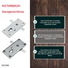 KOTARBAU® Garage Lock 60 mm Steel Gate Lock Garage Door