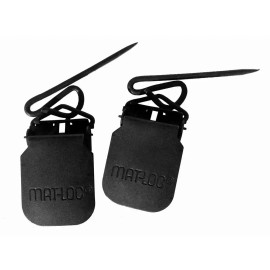 GGBAILEY Mat-Loc Car Floor Mat Retention Clips in Black (2-Pack)