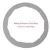 YOUFORZX 2PCS Adjustable Baking Pie Crust Shield Protector Cover for