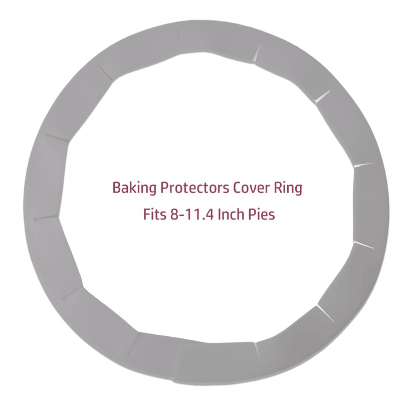 YOUFORZX 2PCS Adjustable Baking Pie Crust Shield Protector Cover for