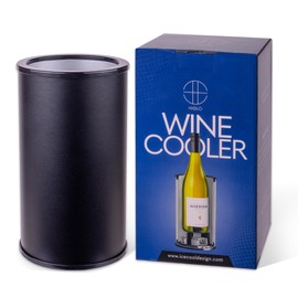 Hielo Wine & Champagne Chiller Bucket – Cools with Just 5 Ice Cubes, No Drip, Stylish Sustainable Metal Wine Cooler – Fits Most 750ml Bottles – Great Gift for Wine Lovers