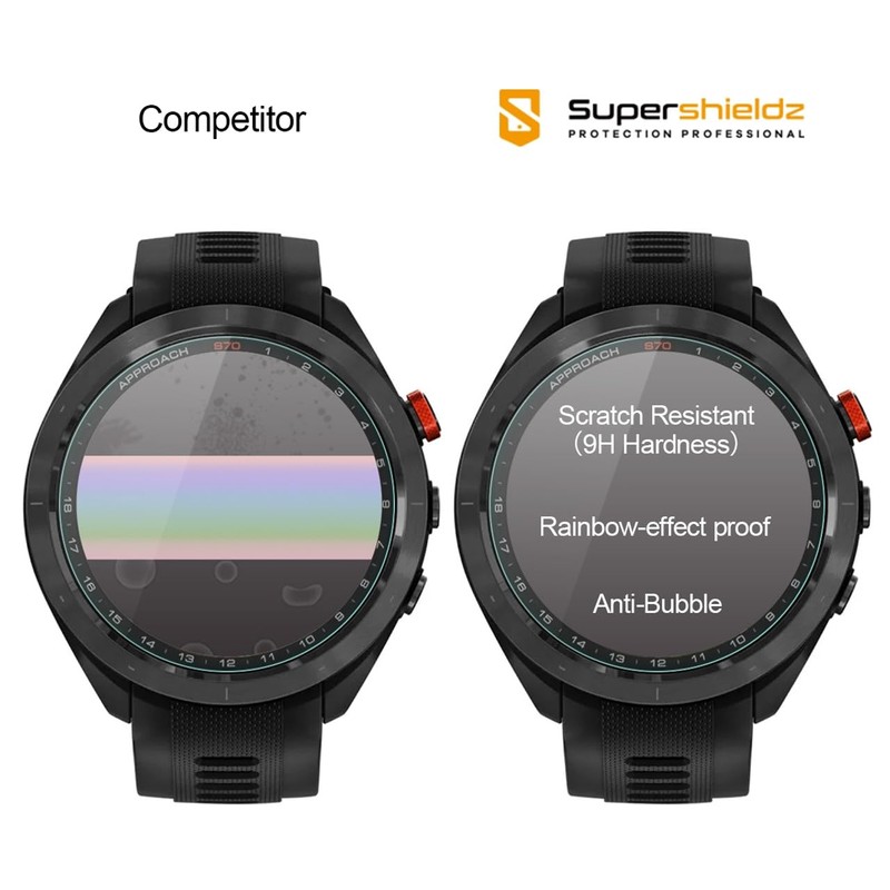 Supershieldz (3 Pack) Designed for Garmin Approach S70 (47mm) /