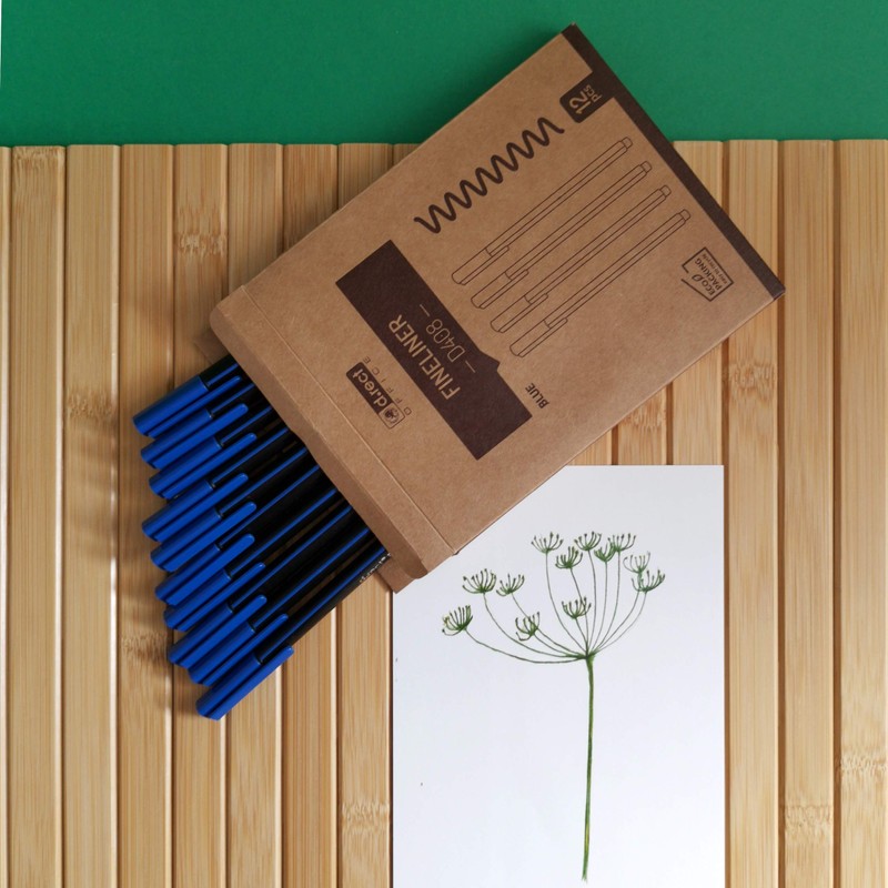 D.RECT D408 Fineliner Pens, Suitable for Everyday Use, Writing and