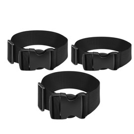 PACKOVE Pack of 3 Extension School Bag Shoulder Strap Extension Buckle Extension Bum Bag Extension Strap for Belt Bag Belt Extension Pad