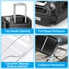 Yotako Zippered Clear PVC Suitcase Cover Protectors 20 Inch Luggage