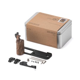 TILTA X100VI Cage, Vintage Camera Cage Compatible with X100VI Base Kit with Mounting Baseplate with Wooden Grip and Hot Shoe Thumb Bracket - Black TA-T70-A-B