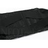 NEOtech Care Adjustable Compression Back Brace Lumbar Support Belt, Black,