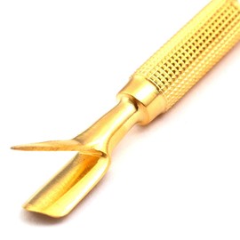 DDP Acrylic Nail Pincher Tool Multi Function Cuticle Pusher TWEEZER Magic Wand Gold