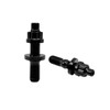 RISON-Titanium M8x1.25x55mm Titanium Exhaust Manifold Stud Kit Black GR5 Titanium