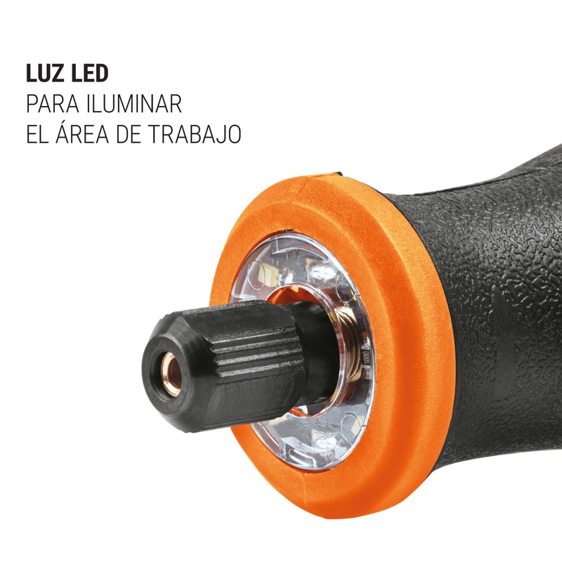 Truper MOTO-AI Herramienta rotativa inalámbrica 7.2 V profesional con 45