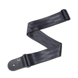 D'Addario Accessories Seat Belt Guitar Strap - Guitar Accessories - Electric Guitar Strap, Acoustic Guitar Strap, Acoustic Electric Guitar Strap & Bass Guitar Strap - Black