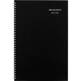 AT-A-GLANCE (DayMinder) Monthly Planner, Black Cover, Bilingual (AYSF0025)