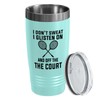 Badminton Player Teal Edition Viking Tumbler 20oz - Off the