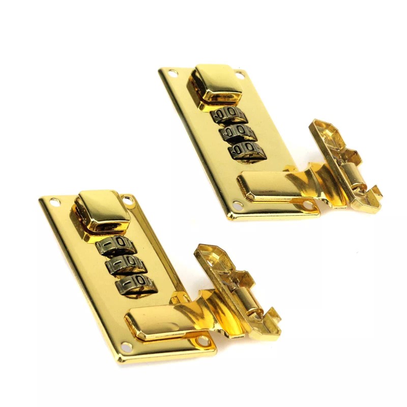 Mewutal 2pcs Luggage Combination Lock, Toolbox Hasp with Combination Lock,