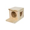 Chinchilla House Pet House Chinchilla Hideout Rabbit House Natural Wooden