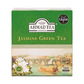 AHMAD TEA Jasmine Green Teabags, 100 Count