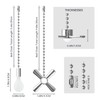 SHIFANQI Ceiling Fan Pull Chain, 2 Pack 3D Bulb&Fan Pull