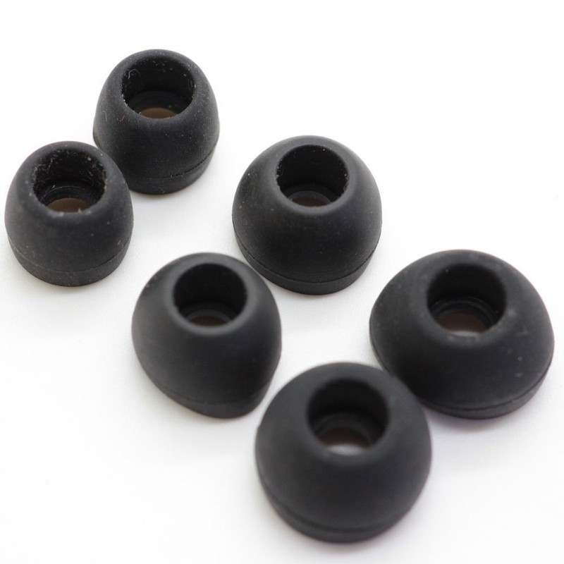 Zotech Replacement Eartips for Beats Earphones, 12 Pcs, Black (Powerbeats