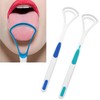 Glamified - Tongue Scraper Tongue Brush 2 Color Pack, 2