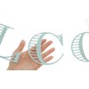 WELCOME Stripe Letter Banner (Matte Blue)