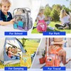 Sanwuta 8 Pcs 17 Inch Clear Backpack Bulk for Students,
