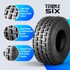 TRIBLE SIX 21x8-9 ATV/UTV Tires Set of 2, 21x8x9 All-Terrain
