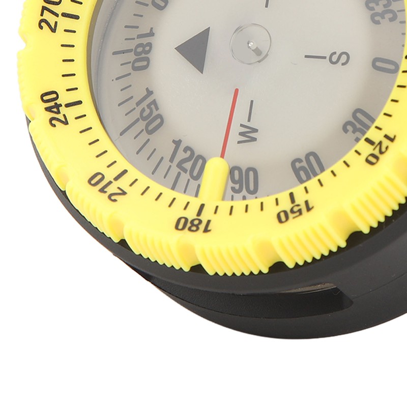 50M Underwater Diving Compass Luminous Magnetic Waterproof Pipe Clamp Diving