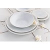 KULINA Tapas Teller ICE WHITE, 16,5 cm, Weiß, minimalistischer Stil,