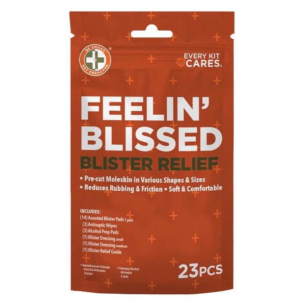 Be Smart Get Prepared Feelin' BLISSED Blister Relief Kit (23 pc)