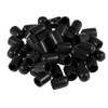 TA-VIGOR 80Pcs Rubber End Caps, 8mm ID Round Flexible Screw