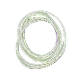 Creative Angler Mylar Piping or Flash Tubing for Fly Tying or Tying Flies. Variety of Colors and Sizes (Pearl, Small)