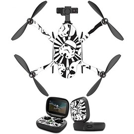 MightySkins Skin Compatible with GoPro Karma Drone Headphones wrap Cover Sticker Skins Trooper Storm