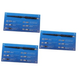 TEHAUX 3sets Vintage Dip Pen Set Replaceable Nibs for Calligraphy and Drawing for Students and Beginners Includes Handle and Options Marble