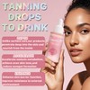 Sunless Tanning Drops To Drink, 3pcs Drinkable Tanning Drops Formulated