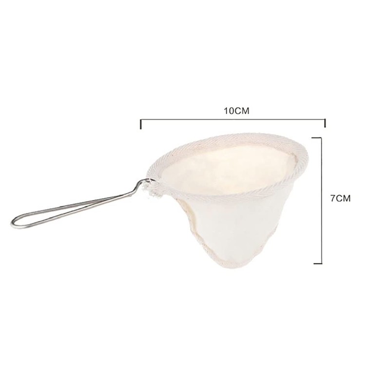 2 Pcs Flannel Cloth Coffee Filter Strainers Small Coffee Filter