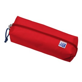 Oxford Girls Boys Rectangle Large Durable Pencil Case Red