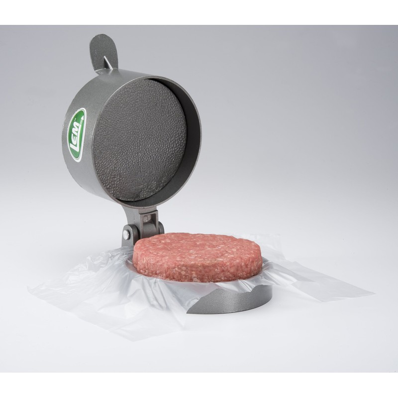 LEM Products Adjustable Burger Press, Non-Stick, Heavy-Duty Aluminum
