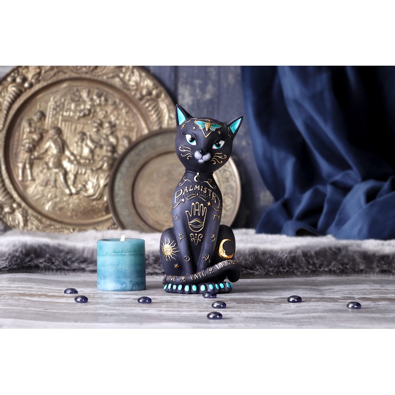 Nemesis Now Fortune Kitty None Statue Standard Polyresin gifts, Gothic,
