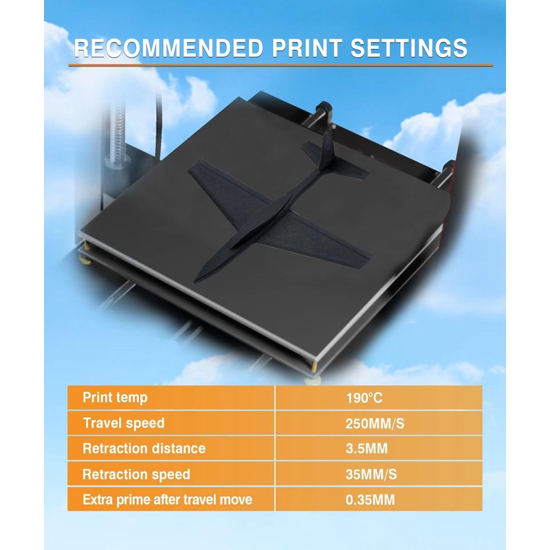 OVERTURE Air PLA Filament, Pre-Foamed PLA Low-Density, Lightweight PLA, Cardboard