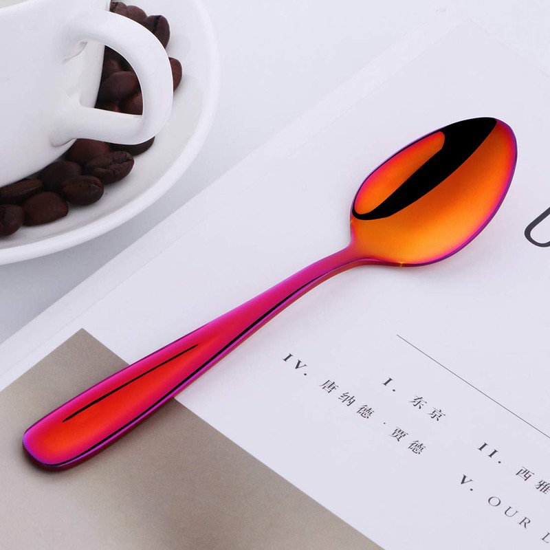 Bisda Tea Spoon, Coffee Spoon, Dessert Spoons, 8 Colors, Set