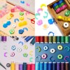 100PCS Sewing Bobbin Small Clips Colorful Thread Clips Holder Tool