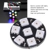 10Pcs LED Driver Development Board Round Built In Color Light