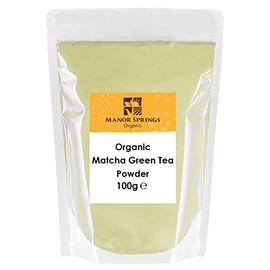 Organic Matcha Green Tea Powder 100g by Manor Springs Organic