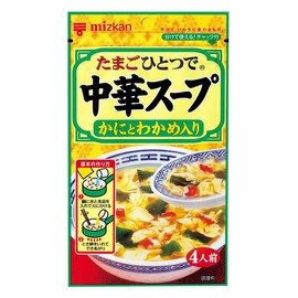 Mitsukan Chinese Soup with Crab and Wakame Seaweed, 1.1 oz (30 g) x 10 Bags