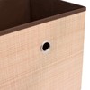 Internet's Best Canvas Storage Bin - 2 Pack - Brown